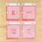 Breast Cancer Messages Cookie Stencil| Awareness Stencil | Go Pink | Arts & Crafts | Confection Couture |